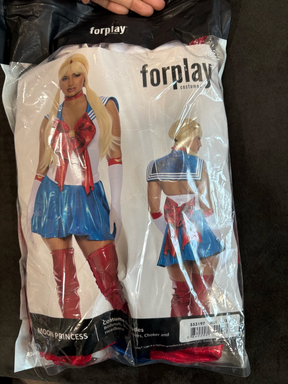 Adult Blue and Red Sailor Costume